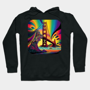 Golden Gate Bridge v3 (no text) Hoodie